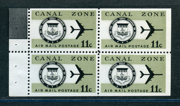 US Canal Zone C49a Booklet Pane VF NH