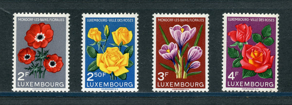 Luxembourg Scott 310-13 Flowers Mint NH