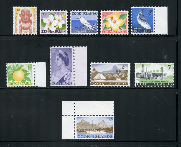 Cook Islands Scott 149-58 Mint NH