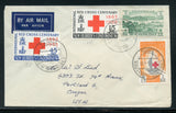 New Hebrides 3 Covers 1962 Red Cross etc