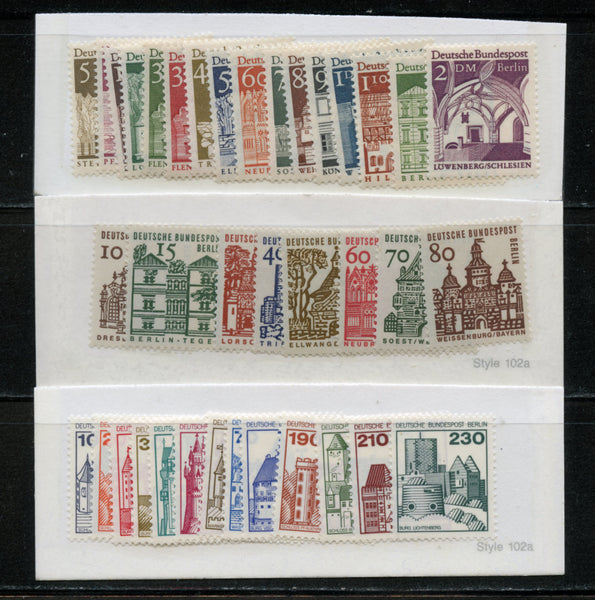 Germany Berlin 3 Mint never Hinged Sets