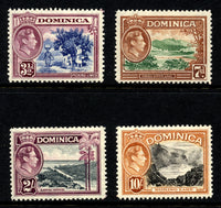 Dominica Scott 211-27 missing 4d value Ming LH and NH