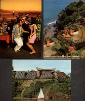 Tahiti French Polynesia 3 Unused Postcards Tahara'a Hotel