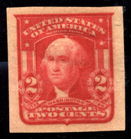 US Scott 320 Washington Imperforated Mint Hinged $15.00