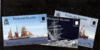 Falkland Islands Scott 758-760 Ships Mint NH