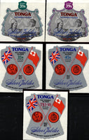Tonga Scott 392-396, C209-C213, CO117-CO119 Silver Jubilee QEII
