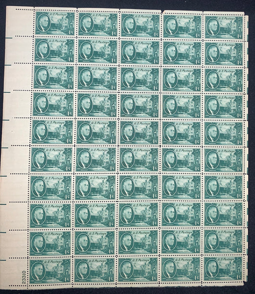 US Scott 930 Roosevelt Mint NH Sheet