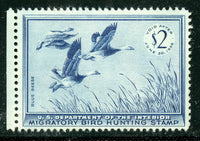 US SCOTT RW22 Blue Geese Duck stamp OG Mint Never Hinged $85.00