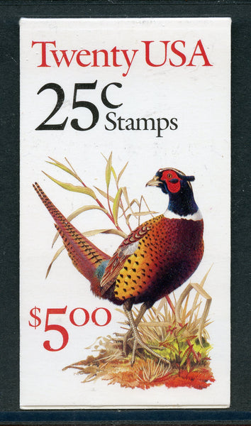 US BK158 Pheasant Booklet  VF