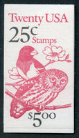 US BK160 Birds Booklet VF