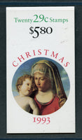 US Scott BK202a Booklet Madonna & Child Christmas