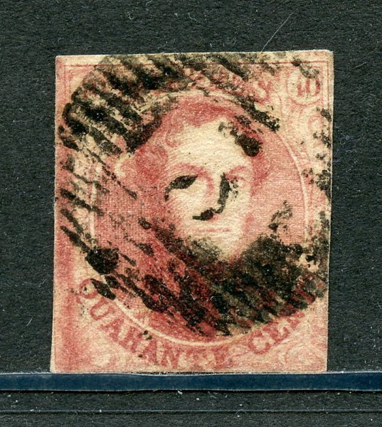 Belgium/Belgique Scott 12 VF Used stamp Cat $80.00