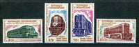 Central African Republic C13-16 Trains Mint NH