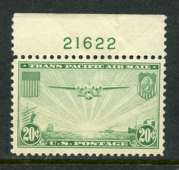 US C21 Airmail Mint LH Pl. No. Single 21622