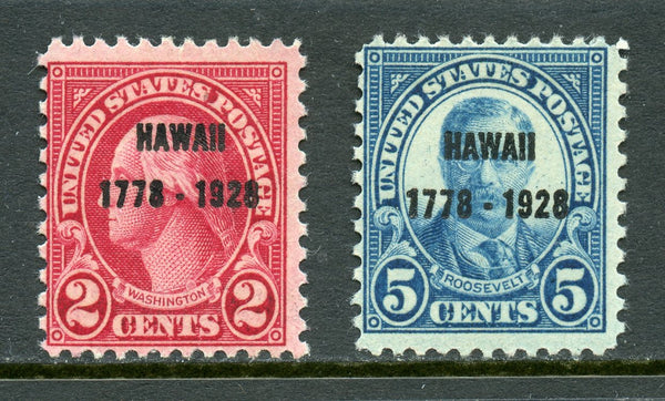 US 647-48 Hawaii Overprint Mint LH
