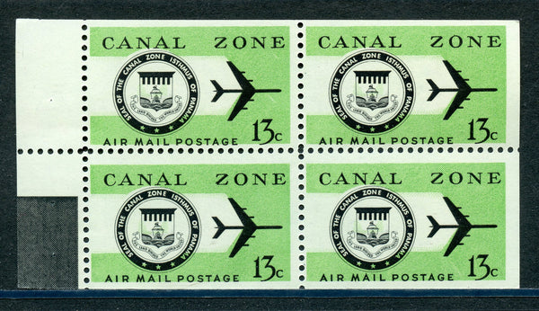 US Canal Zone C50a Booklet Pane VF NH
