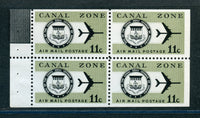 US Canal Zone C49a Booklet Pane VF NH