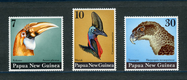 Papua New Guinea Scott 399-401 Birds Mint NH