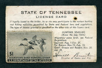 US RW12 On A 1945 Tennessee License