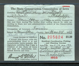 US RW22 on 1955 Iowa State License