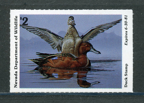 US Nevada State Duck Stamp NV-2 NH NV2