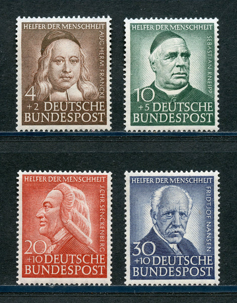 Germany Bund Scott B334-37, Mi.133-36 Mint NH