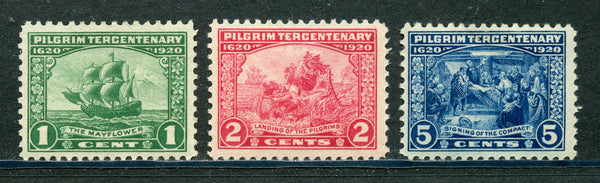 US 550 Pilgrim Tercentenary F Mint LH