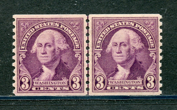 US 721 Joint Line Pair VF Mint NH