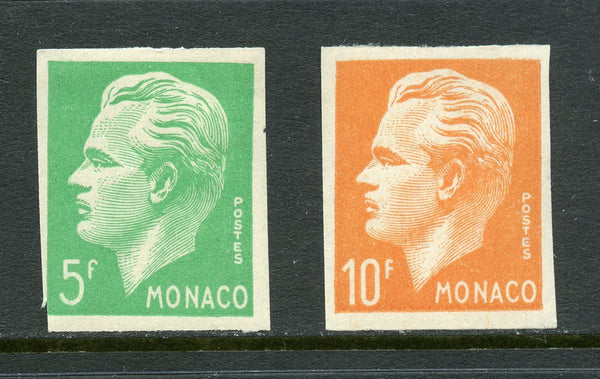 Monaco Scott 258-59 Ceres 349-50 Imperf. Set Mint NH