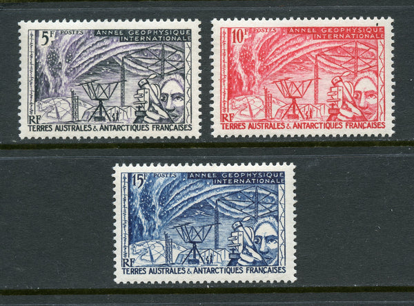 French South. & Antarctic Territory Scott 8-10 Mint LH