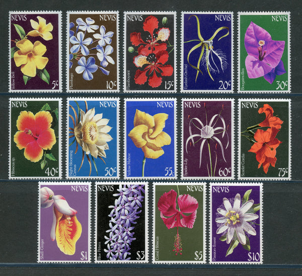 Nevis Scott 365-78 Flowers Mint NH