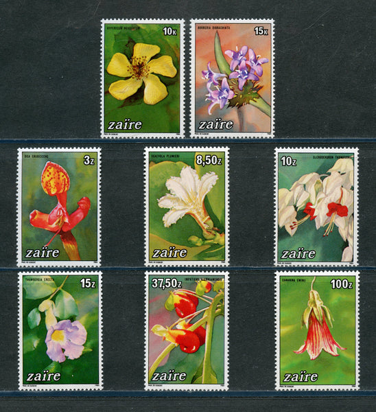 Zaire Scott 1146-53 Flowers Mint NH