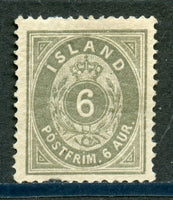 Iceland Scott 10 Mint LH Thin spot