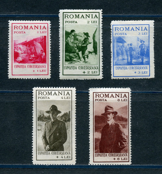 Romania Scott B26-30 Mounted Mint Set