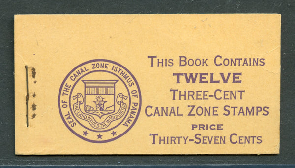 US Canal Zone C117a Fresh Booklet