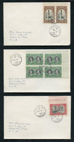 Canada Scott 246-8 on 3 covers