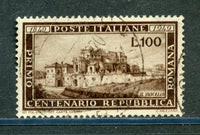 Italy Scott 518 Centenary Republic VF Used