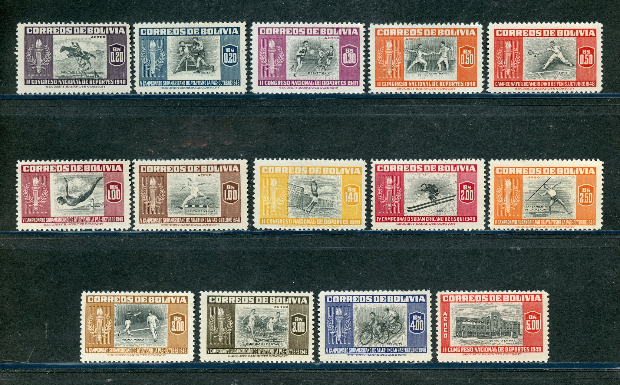 Bolivia – ABRO Stamps & Coins