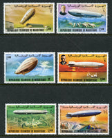 Mauritania Scott 345-8, C167-68 Mint NH Aeronautics