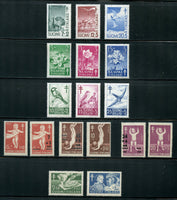 Finland  5 older Semi Postal Sets Mint NH
