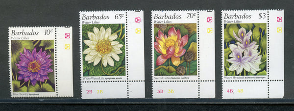 Barbados Scott 905-8 Flowers Mint NH Set