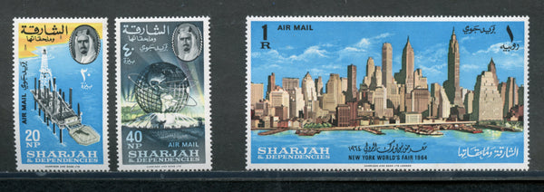 Sharjah Scott C22-24 N.Y.World Fair mint NH