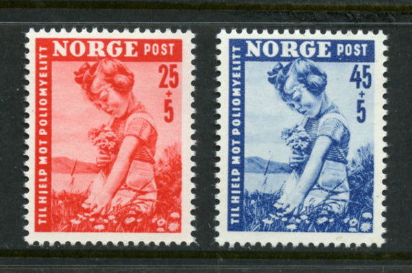 Norway Scott B48-9 Mint NH Set