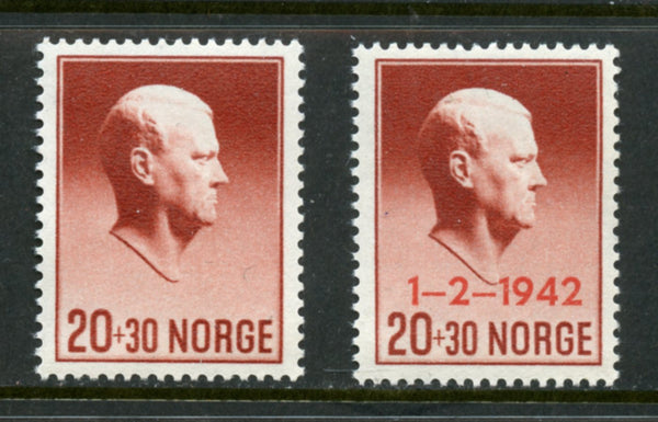 Norway Scott B25-26 Mint NH Set