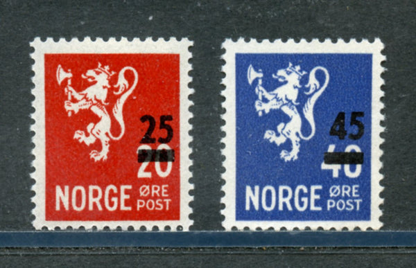 Norway Scott 302-3 Mint NH Set