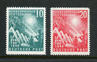 Germany Scott 665-66, Mi 111-12 Mint NH Set