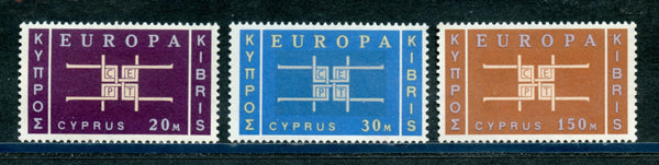 Cyprus Scott 229-31 EUROPA Mint NH Set
