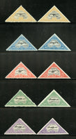 Estonia Sott C9-18 Triangles Mint LH Set