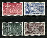 Luxembourg  Scott 242-45 PATTON Mint Never Hinged Set Military