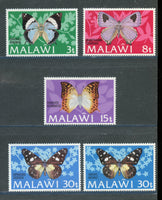 Malawi Scott 199-203 Butterflies Mint Lightly Hinged